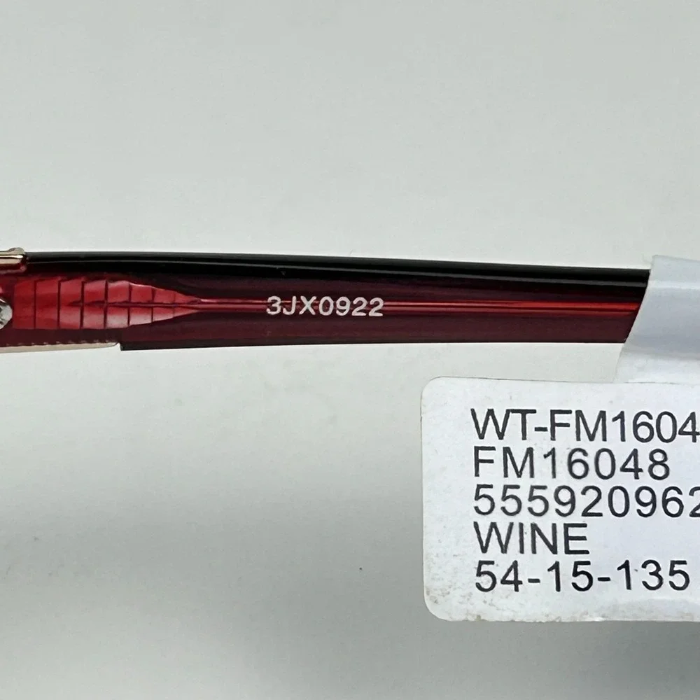Designer Looks for Less FM16048 Women Eyeglasses Frame Wine Cat Eye 54-15-135 mm